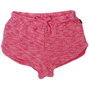 Barbie Pink Crochet Tie-Waist Shorts