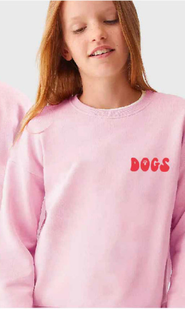 Wanna Have Dogs Pink Crew