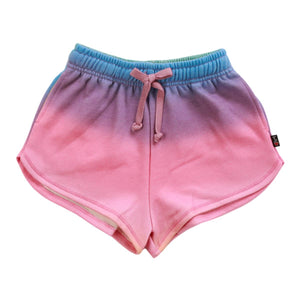 Ombre Athletic Shorts with Pockets