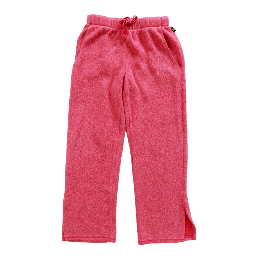 T2 Love Red Pocket Sweatpants With Slits Fleece