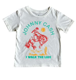 Johnny Cash White Cowboy Tee