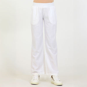 White Pull-On Pant