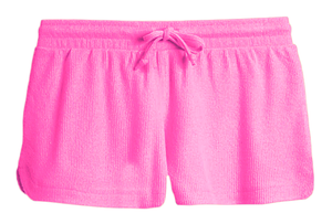 Super Soft Waffle Shorts Bubblegum