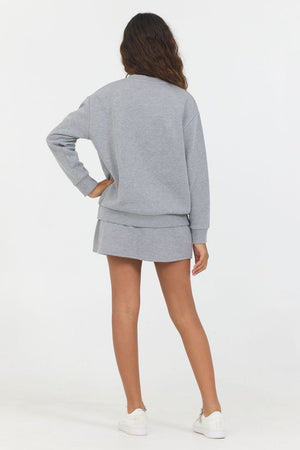 Athletic Grey Surf Wash Skort