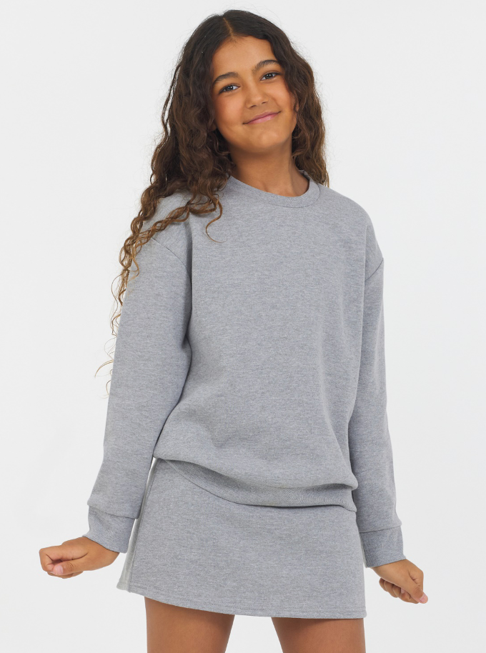 Athletic Grey Surf Wash Crewneck