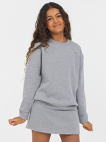 Athletic Grey Surf Wash Crewneck