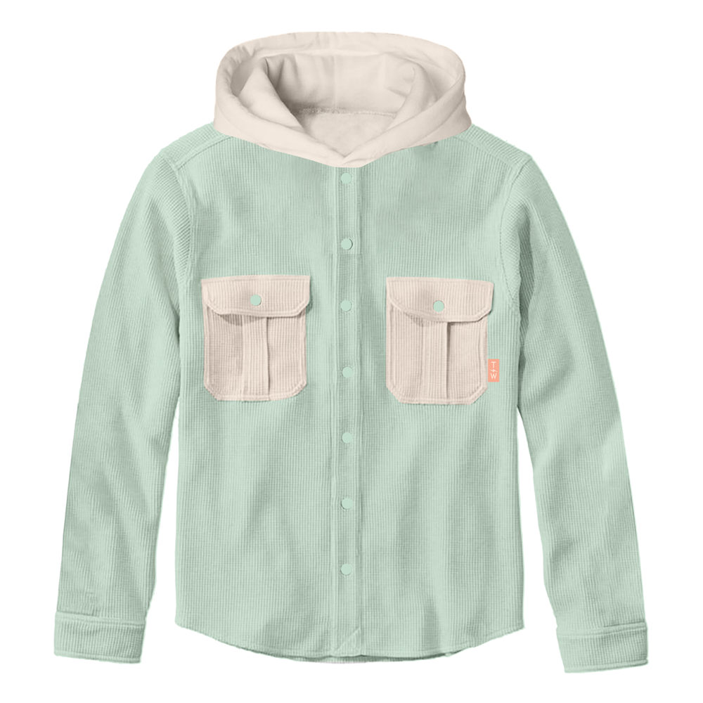 Sprout Corduroy Hooded Shacket