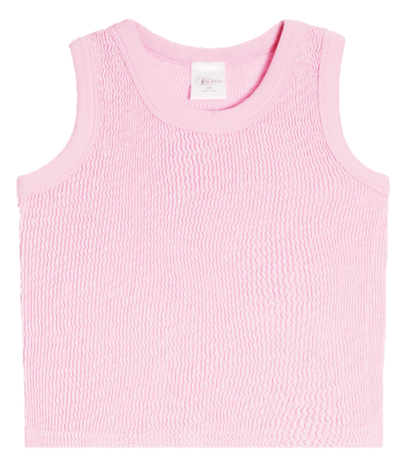 Suzette Smocking Sleeveless Tank