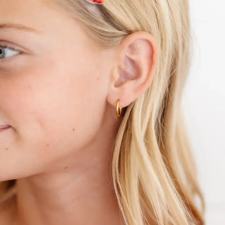 Endless Hoop Thin Gold 8mm