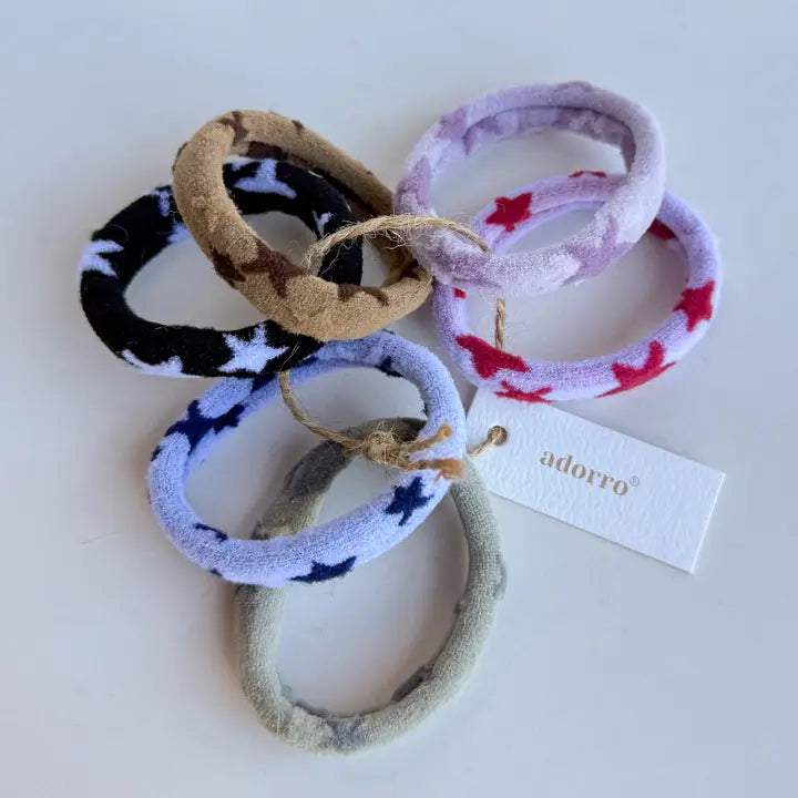 Seamless Star Hair Tie Set