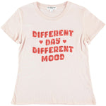 Pink Different Day Different Mood Loose Tee