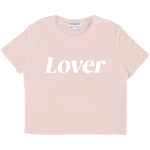Light Pink Lover Youth Crop Tee