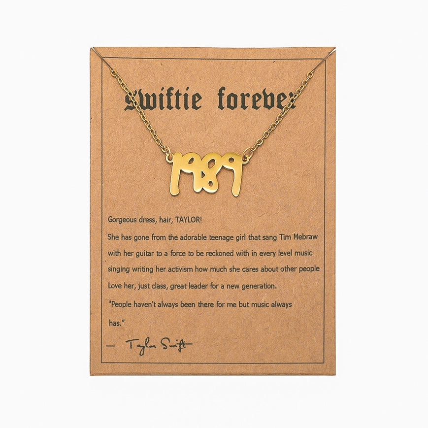 Swiftie Stainless Steel 1989 Necklace