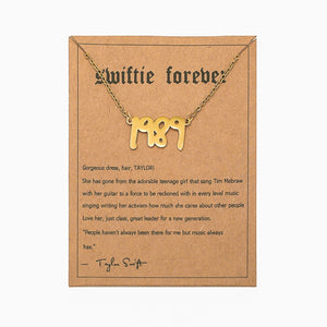 Swiftie Stainless Steel 1989 Necklace