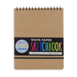 DIY Cover White Paper Sketchbook