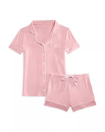Baby Pink Lynn Lounge Shorts Set