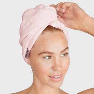 Blush Quick-Dry Hair Towel Turban