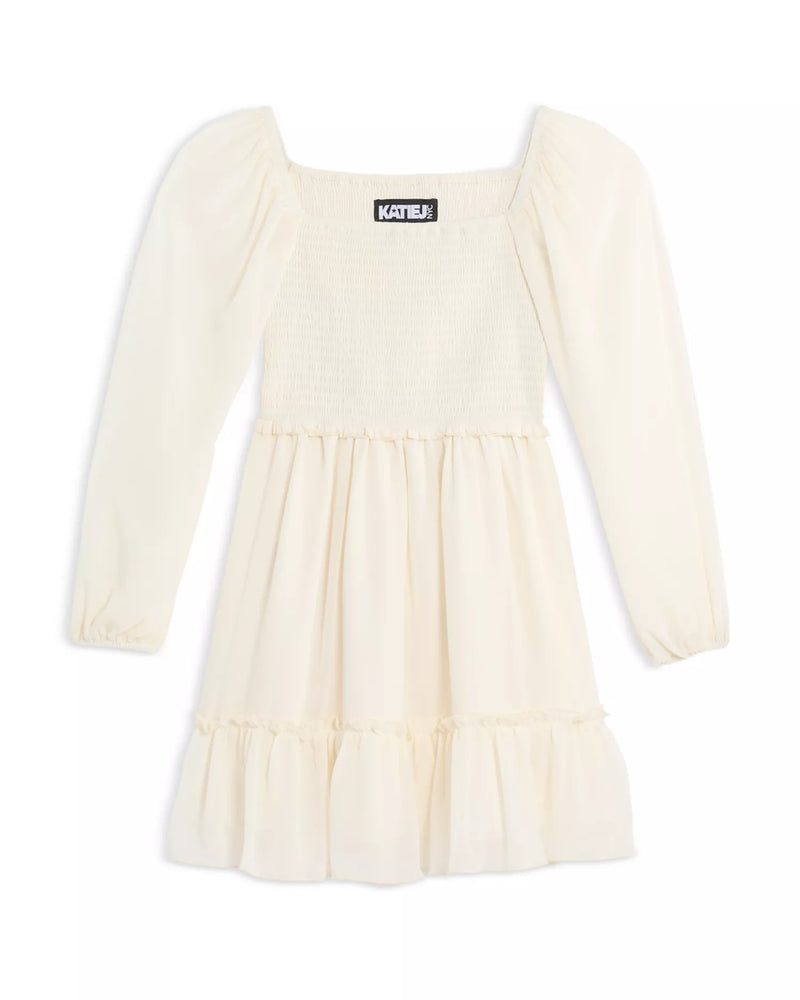 Molly Ivory Silky Dress