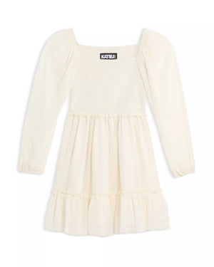 Molly Ivory Silky Dress