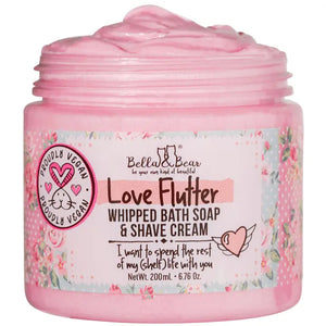 Love Flutter Whipped Bath Soap & Shave Cream