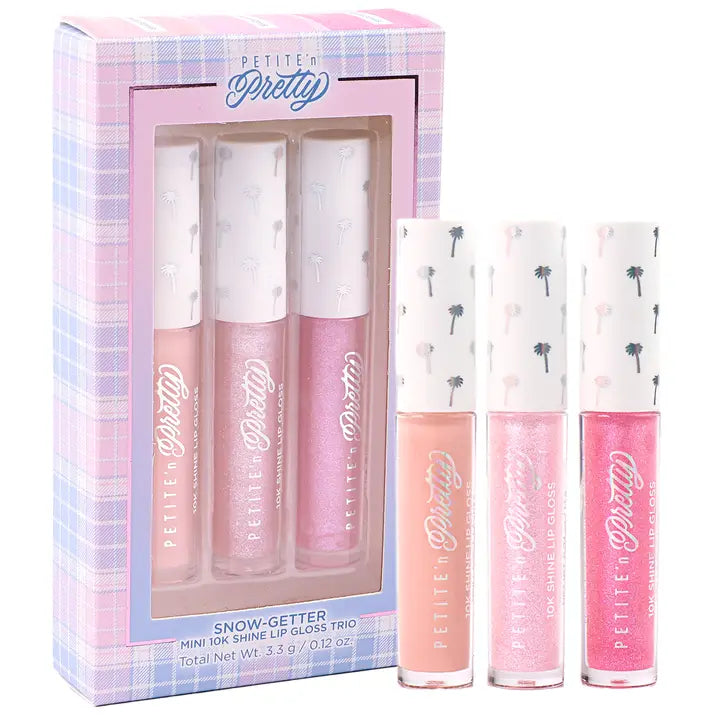 Snow Getter Mini 10K Shine Lipgloss Trio