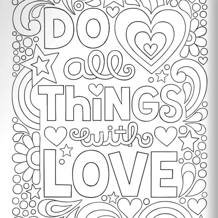 Love Doodles Coloring Book