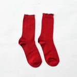 Holiday Red Winter Weekend Socks