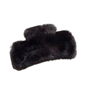 Fuzzy Claw Clip