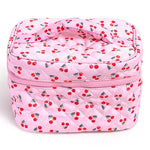 Red Cherry Cosmetic Travel Case