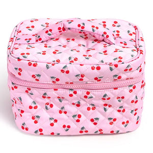 Red Cherry Cosmetic Travel Case