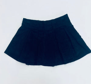 Black Rib Hacci Skort