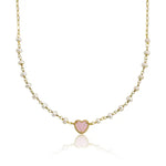 Mother of Pearl Necklace Pink