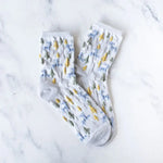 Holiday Grey Forest Socks