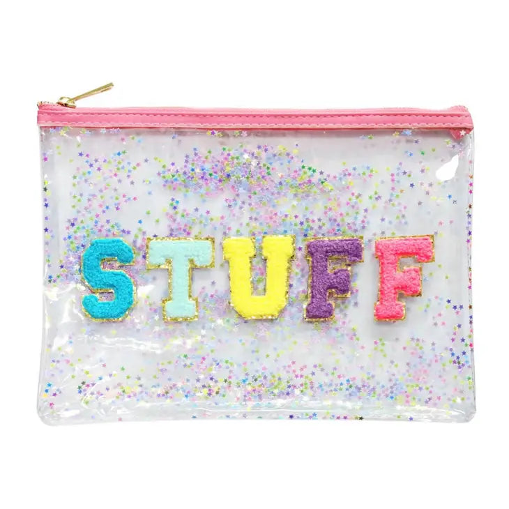 STUFF Clear Cosmetic Bag