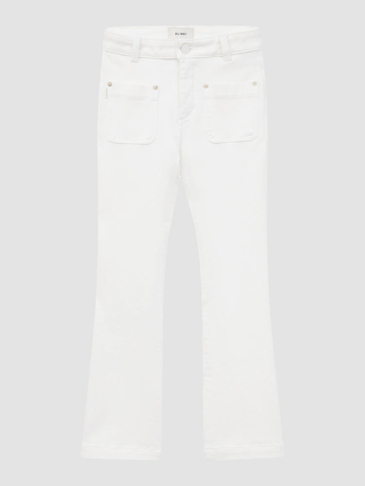 Clarie G White Tide Boot Cut Jeans