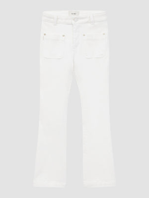 Clarie G White Tide Boot Cut Jeans