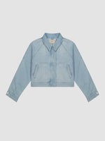 Poolside Denim Bomber Jacket