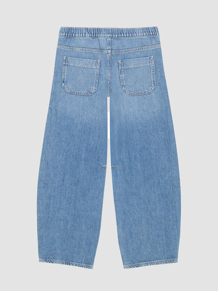 DL 1961 Lilia Meadow Lake Barrel Pull On Jeans