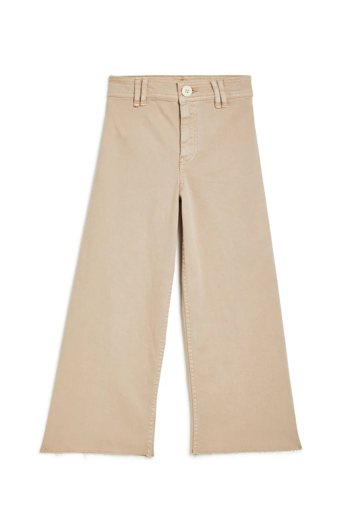 Khaki Wide Leg Jeans