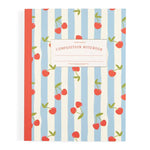 Cherry Striped Composition Notebook