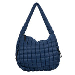 Navy Oversized Puffer Tote Bag