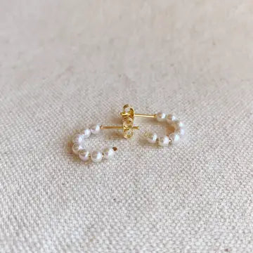 GoldFi Pearl Earrings