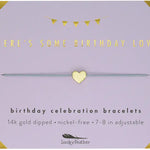 Lucky Feather Birthday Bracelets