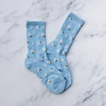 Little Blue Flower Socks