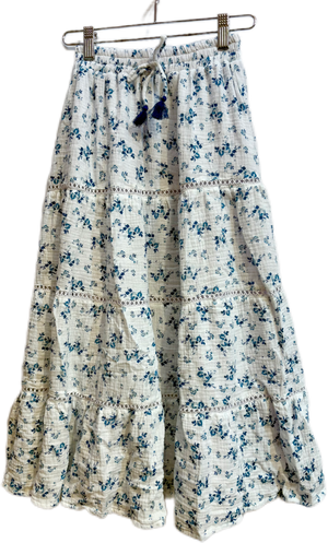 Flowers by Zoe Blue Liberty Maxi Skirt