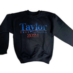 Taylor for President Black Pullover