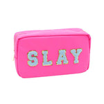 SLAY Hot Pink Cosmetic Bag