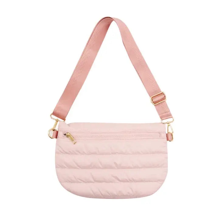 Puffer Messenger Crossbody Shoulder Bag