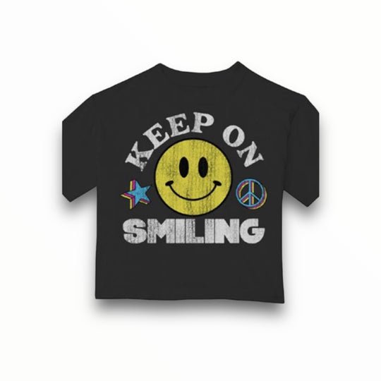 Keep On Smiling Crew Tee