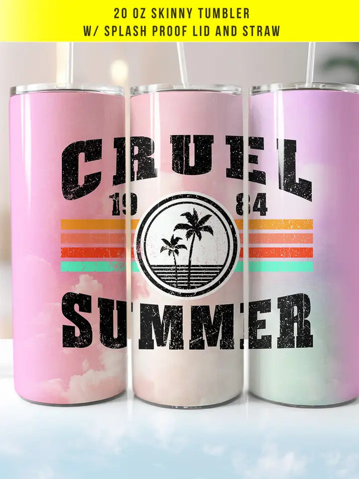 Taylor Inspired Cruel Summer Tumbler